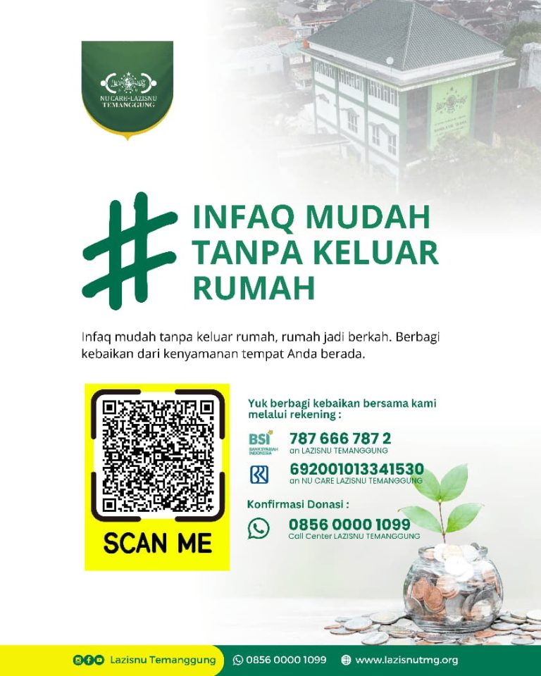 INFAQ MUDAH TANPA KELUAR RUMAH