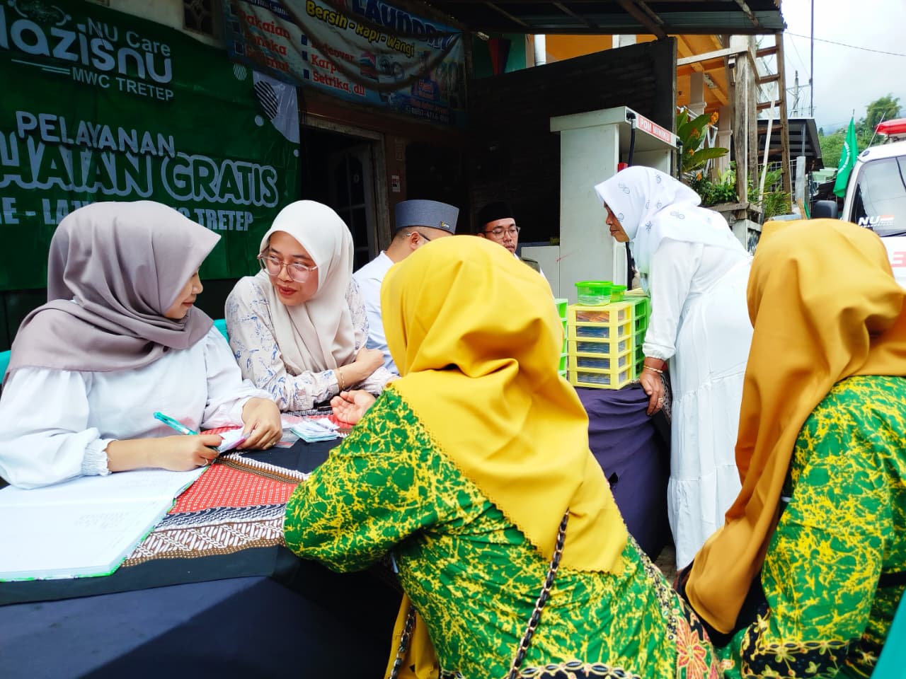 NU Care-LAZISNU MWC Tretep Beri Layanan Kesehatan Gratis dalam Pertemuan Jamaah Thoriqoh